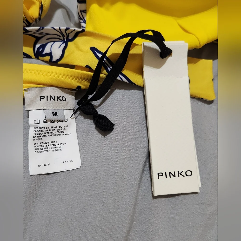 Pinko Elise Bralette Floral Bikini Top NWT